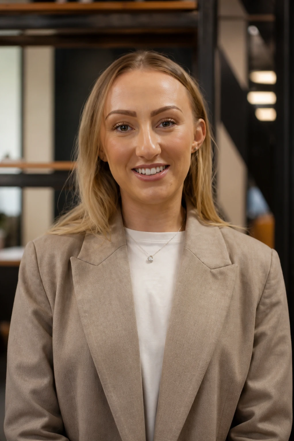 Shannon in the office